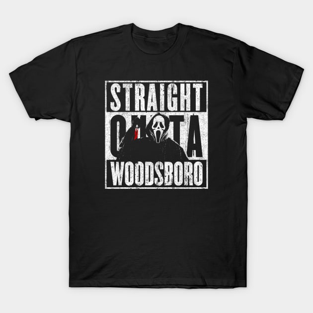 Woodsboro T-Shirt by huckblade